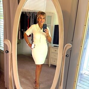 Elegant Cream 2 piece sweater set